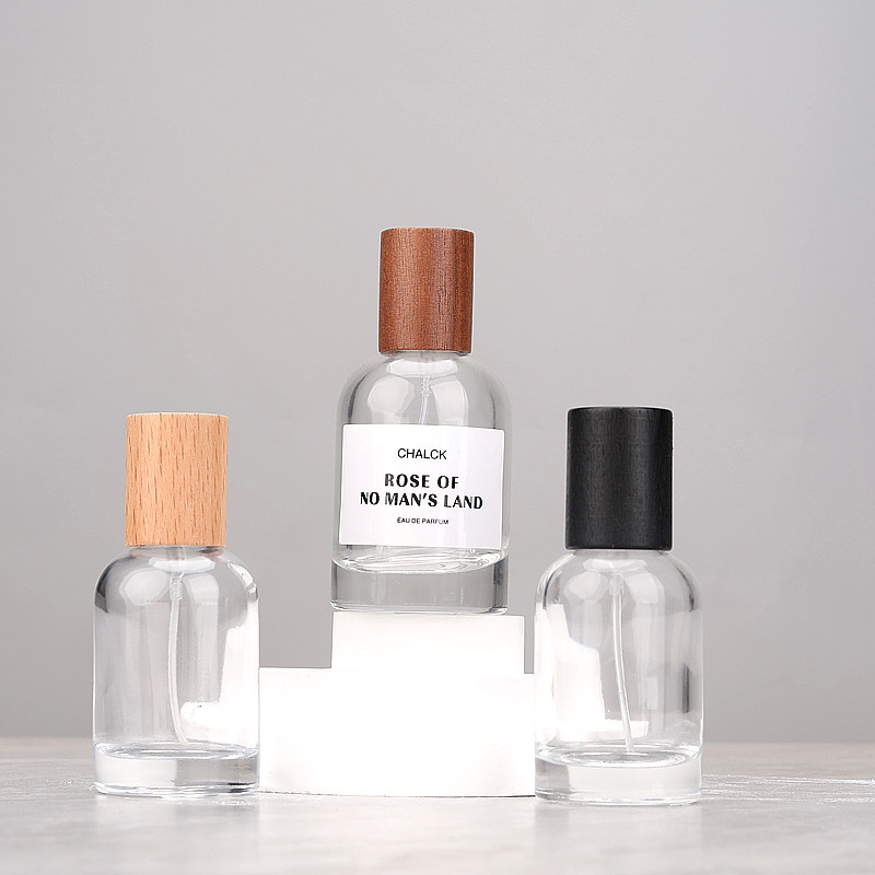 Perfume Fragrance Story - 50ml Round Glass Perfume Bottle Clear