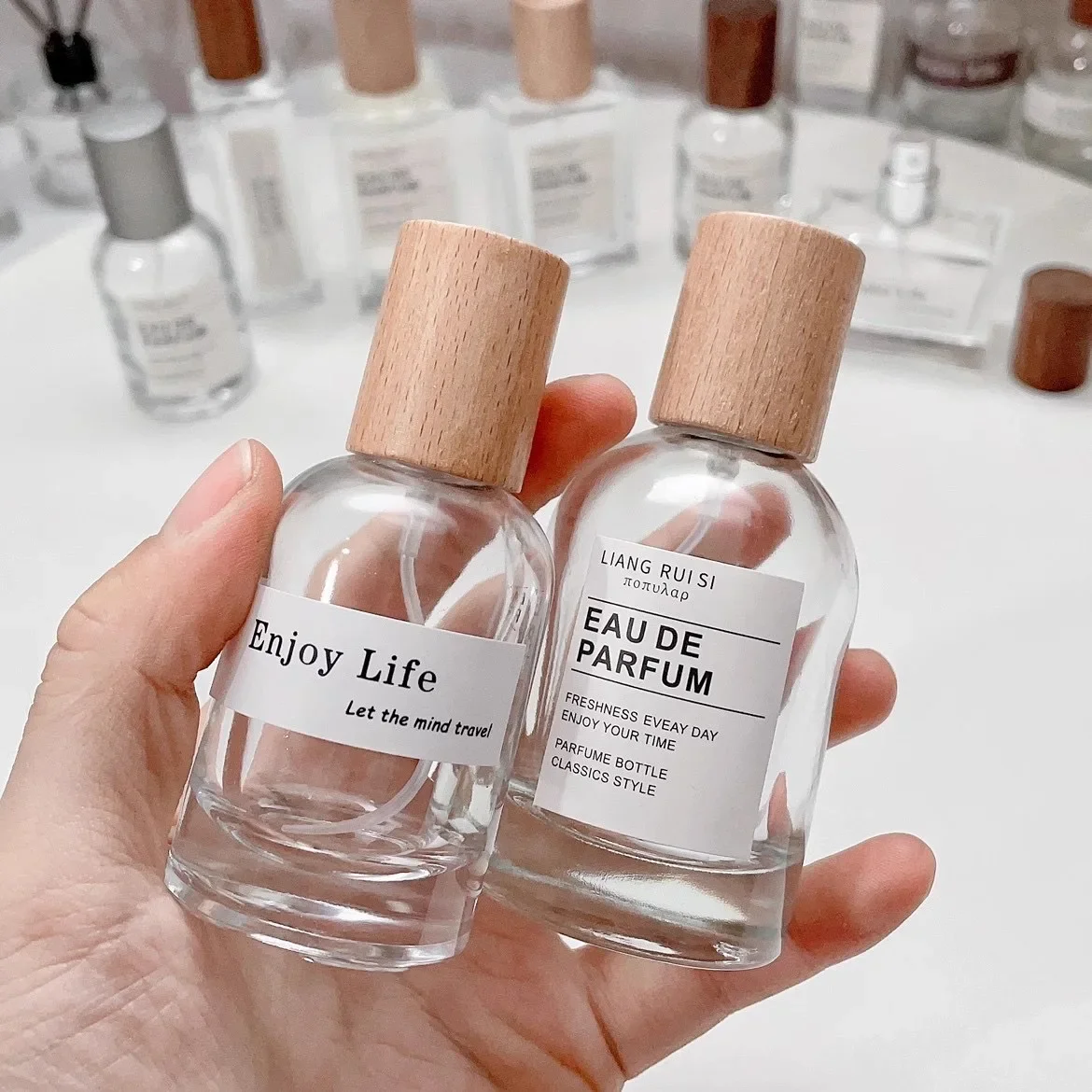 Perfume Fragrance Story - 30/50ML Glass Perfume Bottle Spray Bottle
