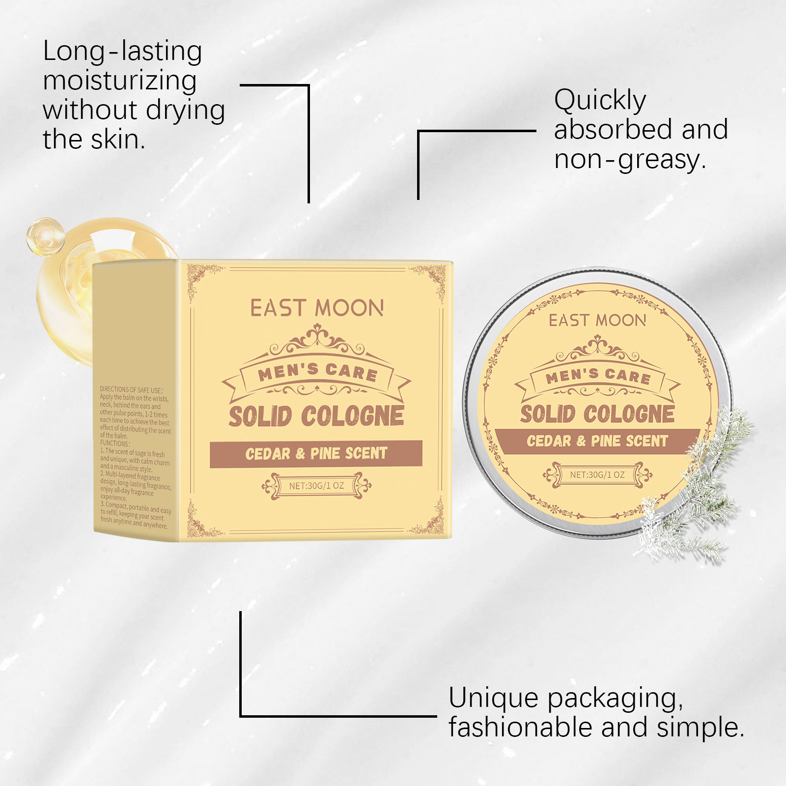 Cedar Wood Men's Solid Cologne - Perfume Fragrance List 评论和价格