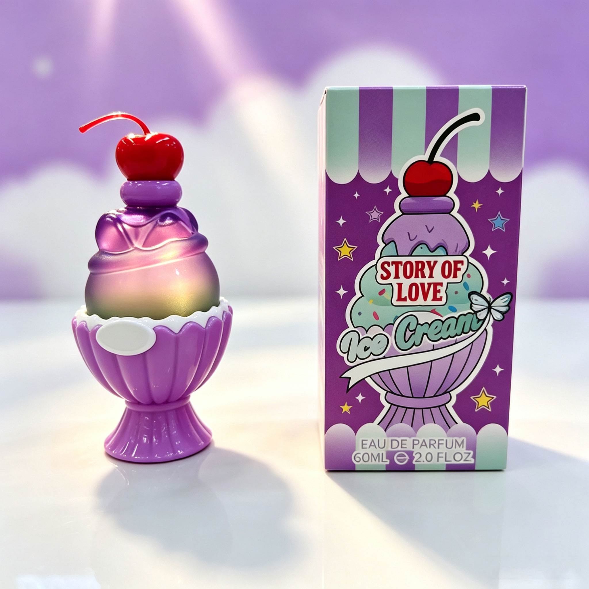 Cute Ice Cream Shaped Eau De P - Perfume Fine Fragrance 评论和价格