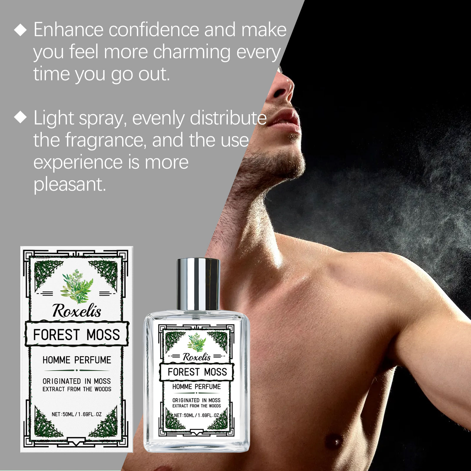 Roxelis 50ml Men's Body Fragra - Perfume Fragrance List 评论和价格