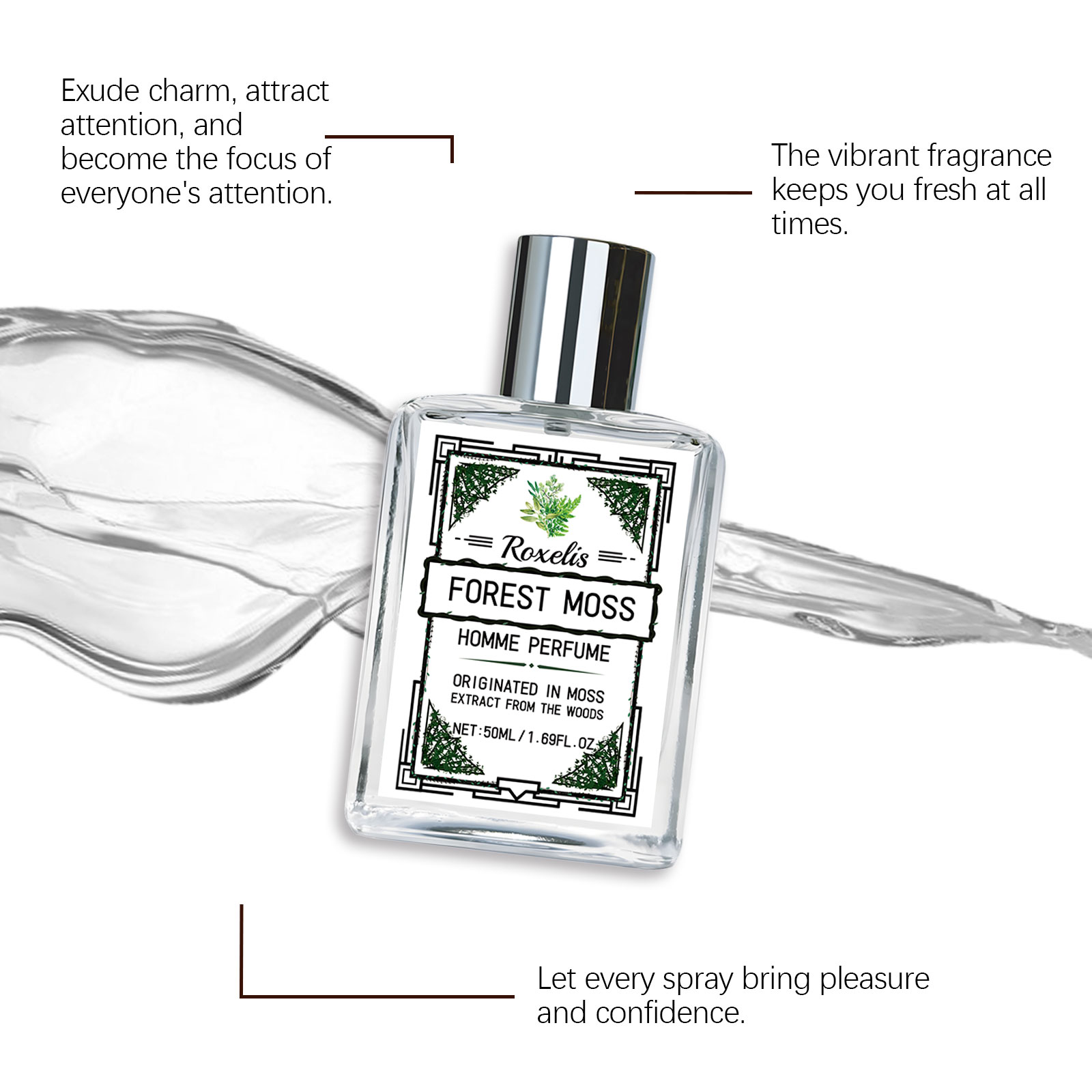 Roxelis 50ml Men's Body Fragra - Perfume Fragrance List 评论和价格