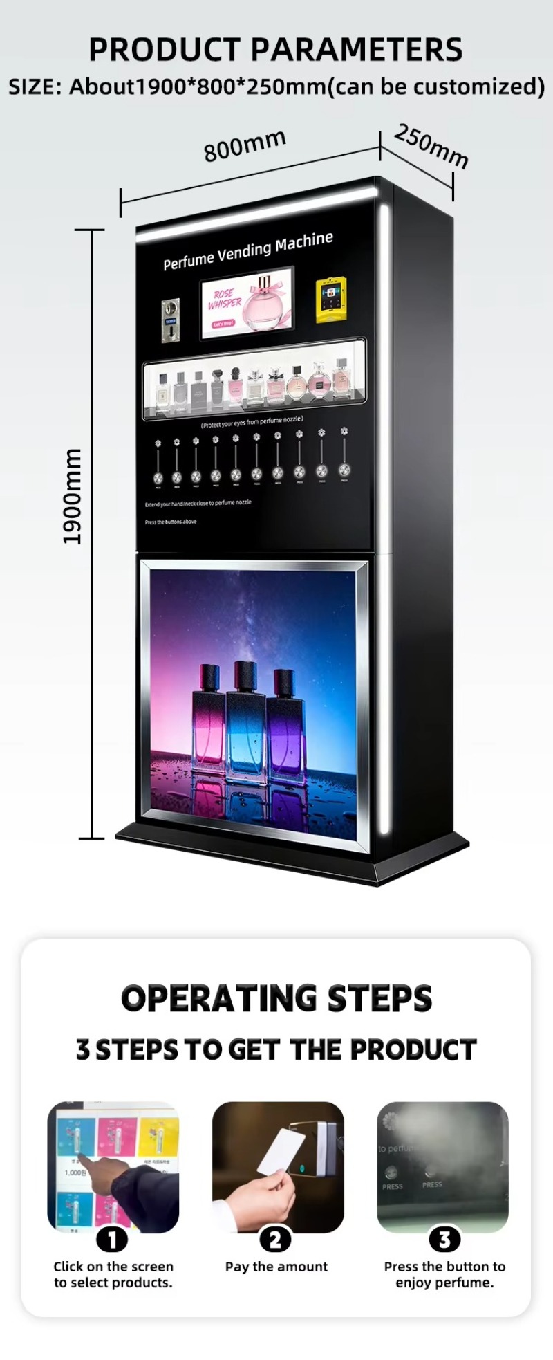 Smart Perfume Retail Machine I - Perfume Fragrance Sale 评论和价格