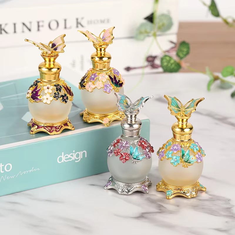 15ml Metal Butterfly Refillabl - Perfume Fragrance Attar 评论和价格