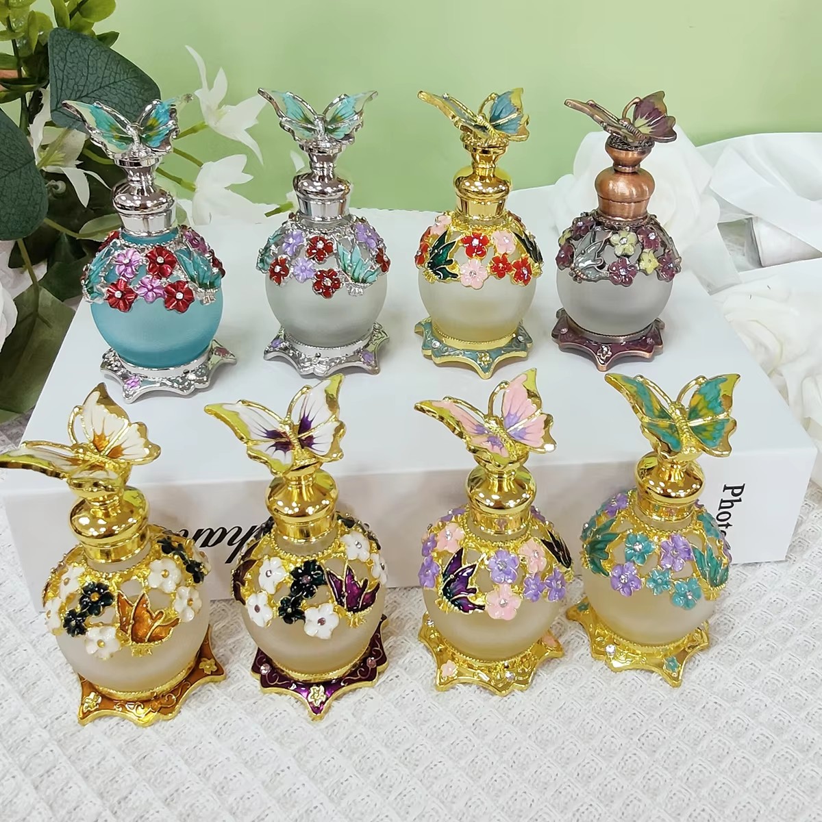 15ml Metal Butterfly Refillabl - Perfume Fragrance Attar 评论和价格