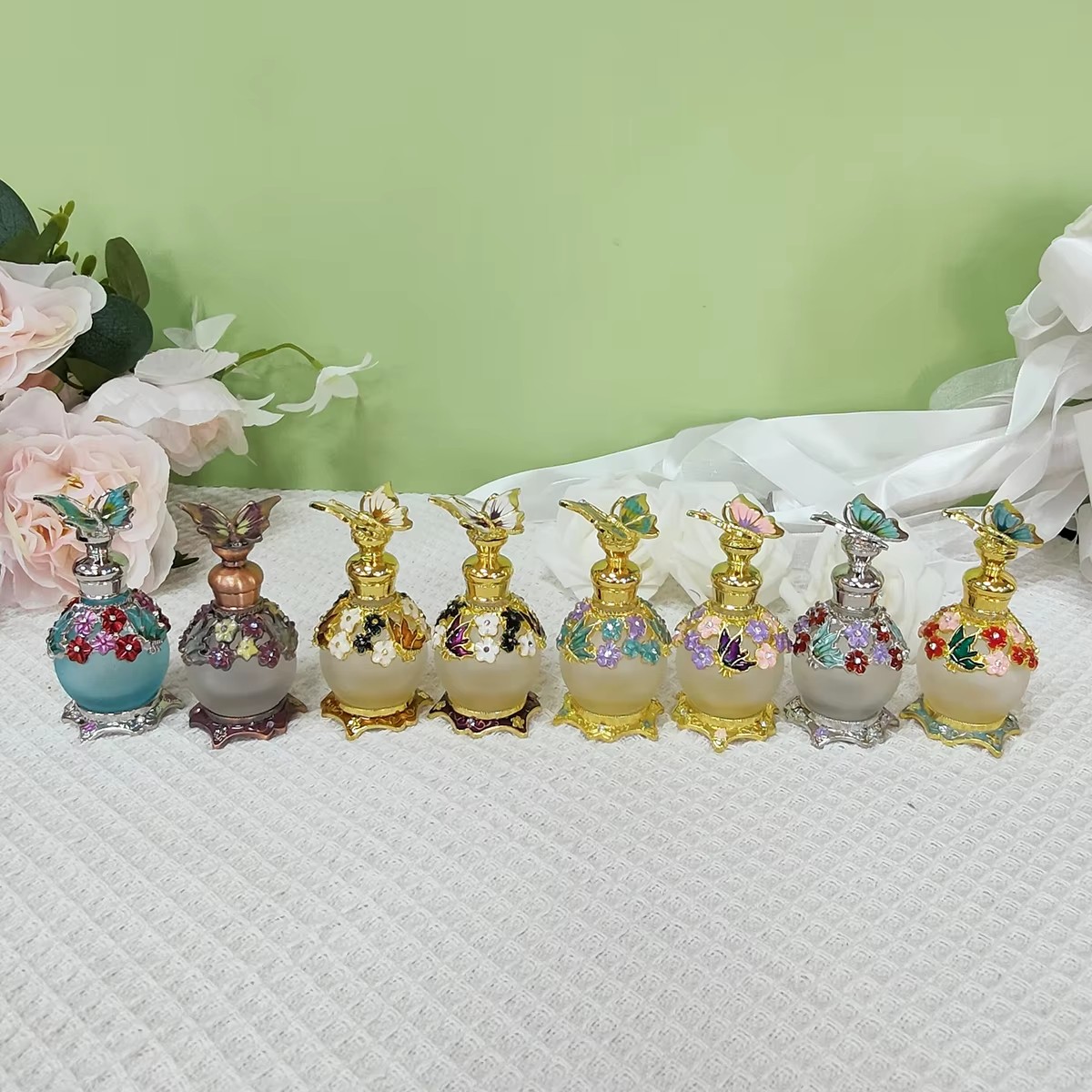 15ml Metal Butterfly Refillabl - Perfume Fragrance Attar 评论和价格